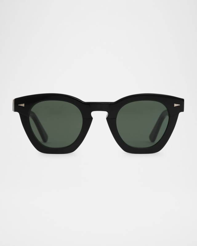 Montorgeuile Acetate & Nylon Square Sunglasses